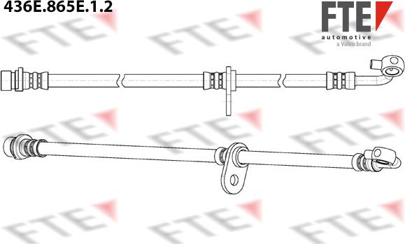 FTE 9240962 - Flessibile del freno www.autoricambit.com