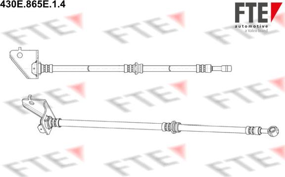 FTE 430E.865E.1.4 - Flessibile del freno www.autoricambit.com