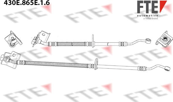 FTE 430E.865E.1.6 - Flessibile del freno www.autoricambit.com