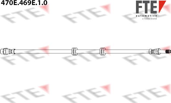 FTE 470E.469E.1.0 - Flessibile del freno www.autoricambit.com