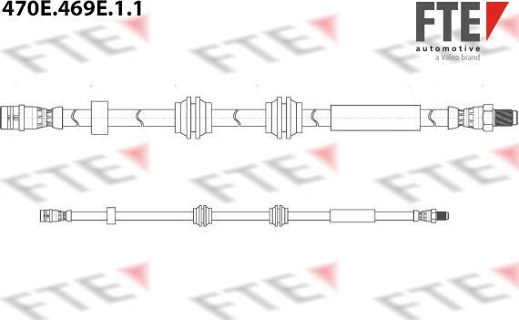 FTE 9240666 - Flessibile del freno www.autoricambit.com