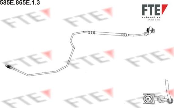 FTE 585E.865E.1.3 - Flessibile del freno www.autoricambit.com