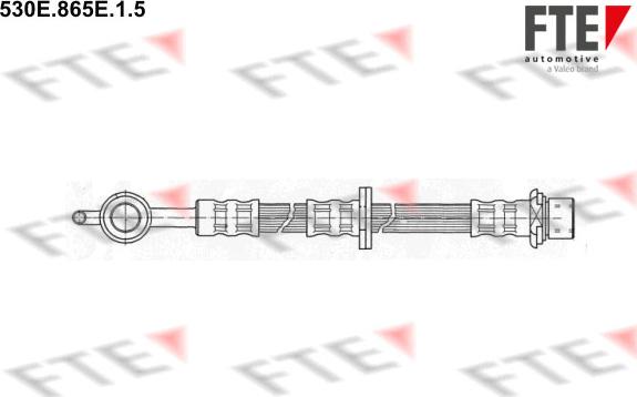 FTE 530E.865E.1.5 - Flessibile del freno www.autoricambit.com