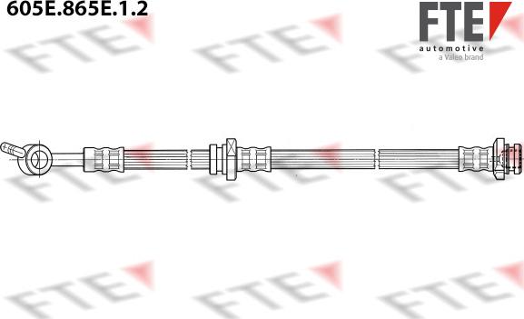 FTE 605E.865E.1.2 - Flessibile del freno www.autoricambit.com