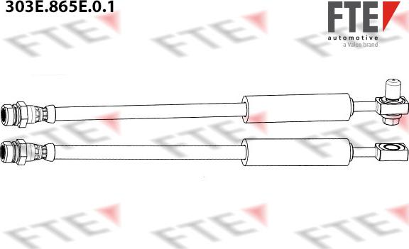 FTE 9240468 - Flessibile del freno www.autoricambit.com