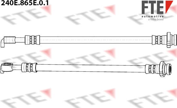 FTE 240E.865E.0.1 - Flessibile del freno www.autoricambit.com