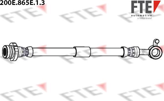 FTE 200E.865E.1.3 - Flessibile del freno www.autoricambit.com