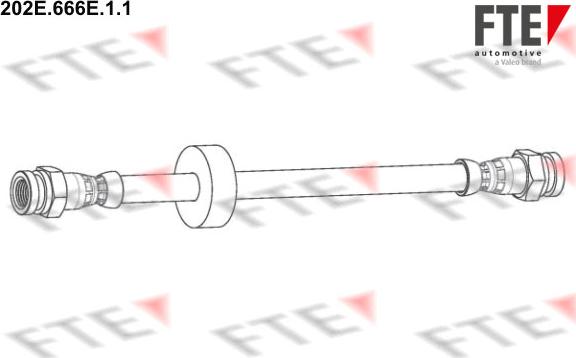 FTE 202E.666E.1.1 - Flessibile del freno www.autoricambit.com