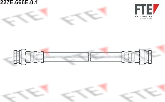 FTE 227E.666E.0.1 - Flessibile del freno www.autoricambit.com