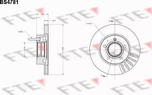 FTE BS4781 - Discofreno www.autoricambit.com