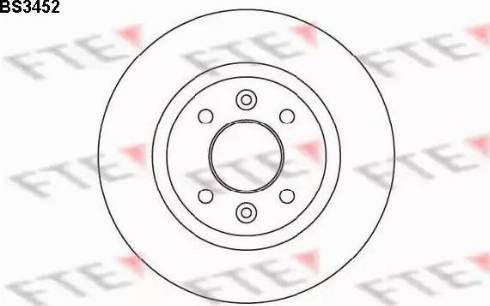 FTE BS3452 - Discofreno www.autoricambit.com