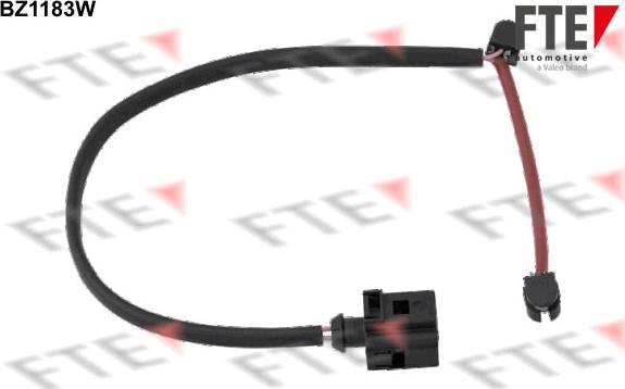 FTE BZ1183W - Contatto segnalazione, Usura past. freno/mat. d'attrito www.autoricambit.com