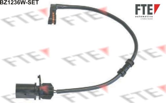 FTE BZ1236W-SET - Contatto segnalazione, Usura past. freno/mat. d'attrito www.autoricambit.com