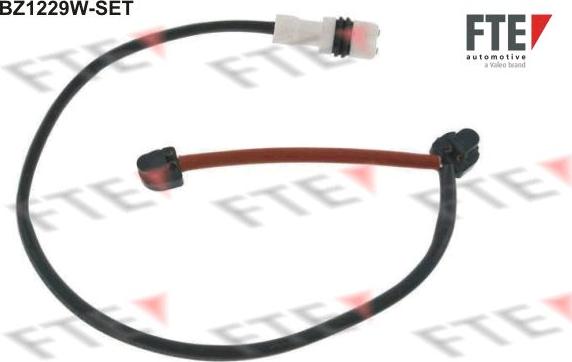 FTE BZ1229W-SET - Contatto segnalazione, Usura past. freno/mat. d'attrito www.autoricambit.com