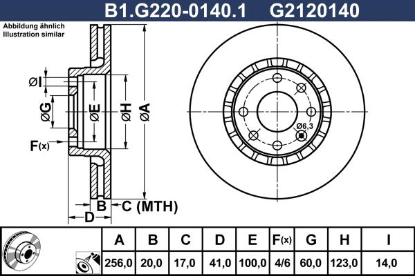 Galfer B1.G220-0140.1 - Discofreno www.autoricambit.com