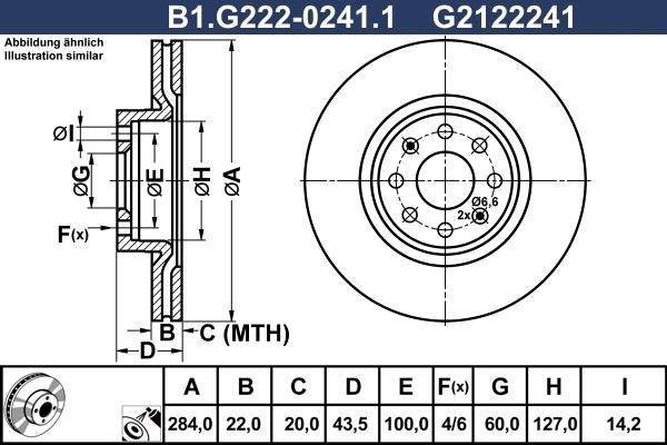 Galfer B1.G222-0241.1 - Discofreno www.autoricambit.com