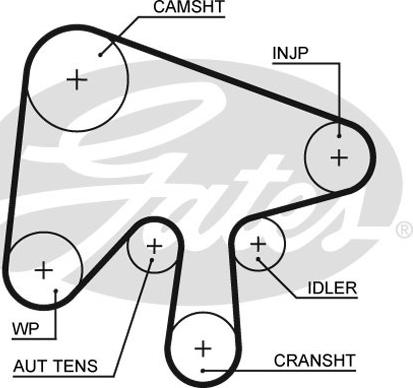 Gates KP15630XS - Pompa acqua + Kit cinghie dentate www.autoricambit.com