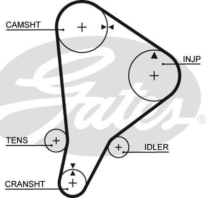 Gates 5118 - Cinghia dentata www.autoricambit.com