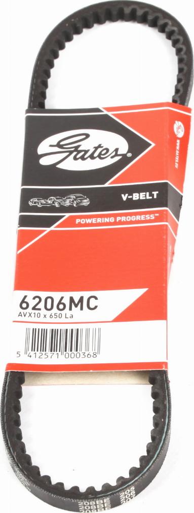 Gates 6206MC - Cinghia trapezoidale www.autoricambit.com