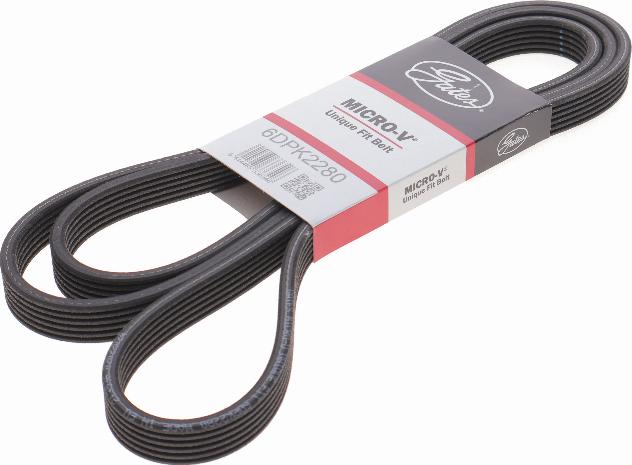 Gates 6DPK2280 - Cinghia Poly-V www.autoricambit.com