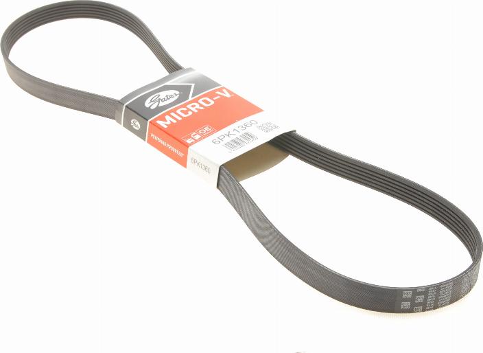 Gates 6PK1360 - Cinghia Poly-V www.autoricambit.com