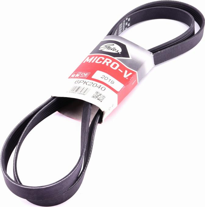 Gates 6PK2040 - Cinghia Poly-V www.autoricambit.com