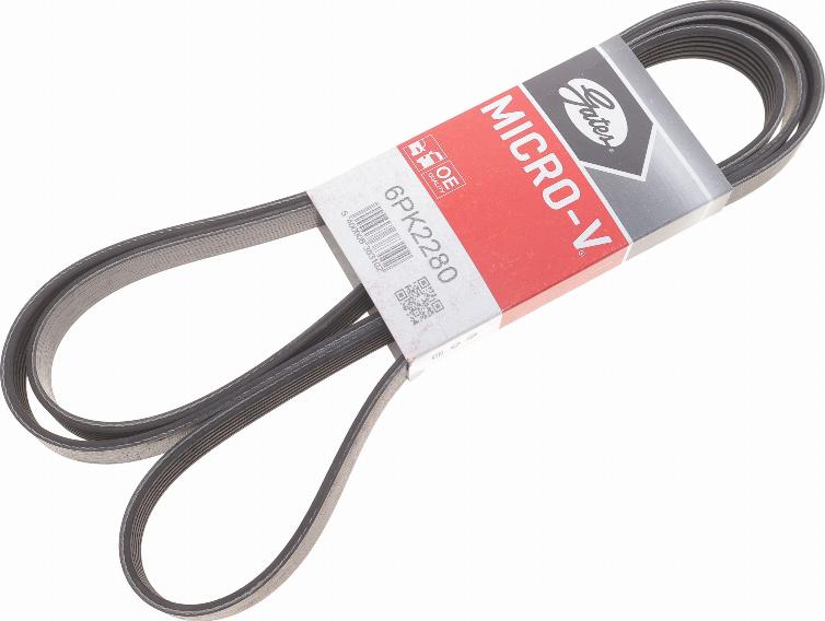 Gates 6PK2280 - Cinghia Poly-V www.autoricambit.com