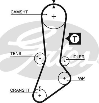 Gates 1317RM - Cinghia dentata www.autoricambit.com