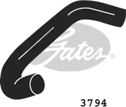 Gates 3794 - Flessibile radiatore www.autoricambit.com