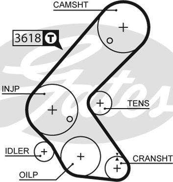 Gates K015563XS - Kit cinghie dentate www.autoricambit.com