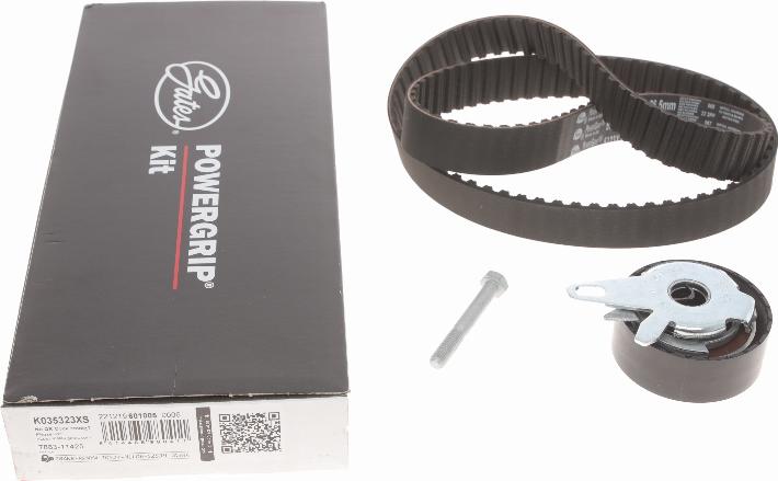 Gates K035323XS - Kit cinghie dentate www.autoricambit.com