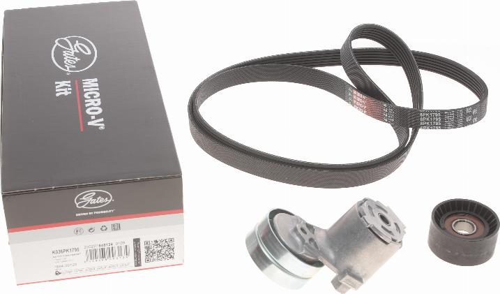 Gates K036PK1795 - Kit Cinghie Poly-V www.autoricambit.com