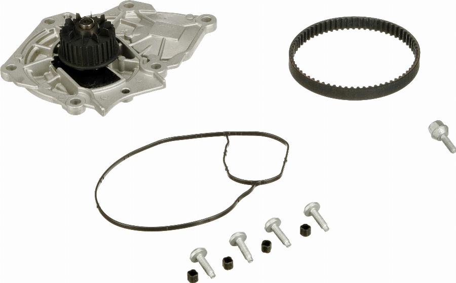 Gates KP15713XS - Pompa acqua + Kit cinghie dentate www.autoricambit.com