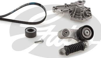 Gates KP26PK1640 - Pompa acqua + Kit cinghia Poly V www.autoricambit.com