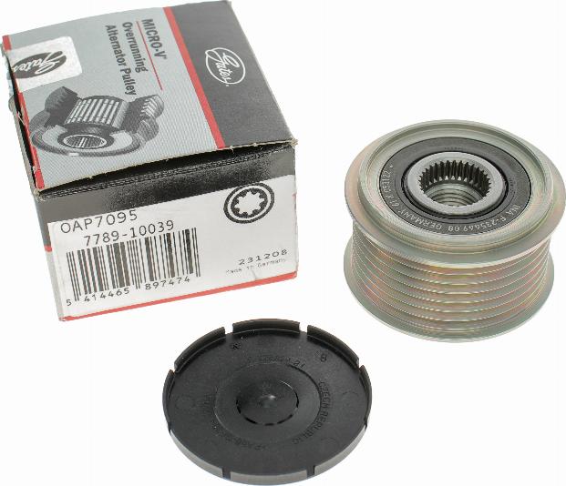 Gates OAP7095 - Puleggia cinghia, Alternatore www.autoricambit.com