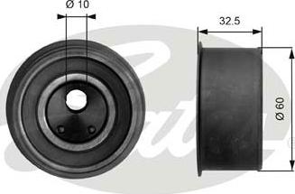 Gates T41046 - Rullo tenditore, Cinghia dentata www.autoricambit.com