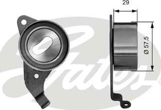 Gates T41067 - Rullo tenditore, Cinghia dentata www.autoricambit.com