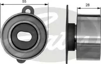 Gates T41019 - Rullo tenditore, Cinghia dentata www.autoricambit.com