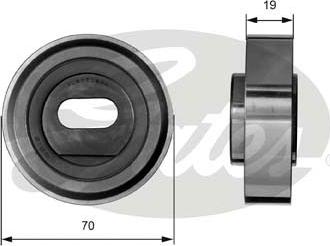 Gates T41013 - Rullo tenditore, Cinghia dentata www.autoricambit.com