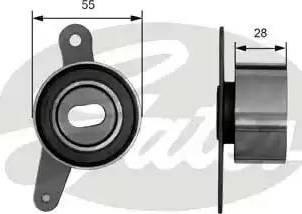 Gates T41012 - Rullo tenditore, Cinghia dentata www.autoricambit.com