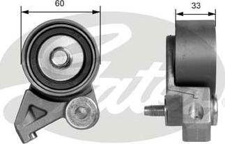 Gates T41034 - Rullo tenditore, Cinghia dentata www.autoricambit.com