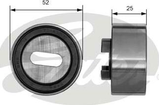 Gates T41030 - Rullo tenditore, Cinghia dentata www.autoricambit.com