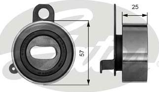 Gates T41072 - Rullo tenditore, Cinghia dentata www.autoricambit.com