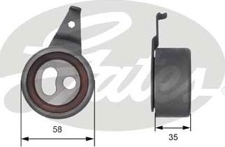 Gates T41193 - Rullo tenditore, Cinghia dentata www.autoricambit.com