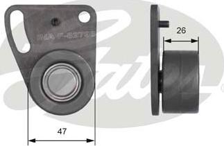 Gates T41142 - Rullo tenditore, Cinghia dentata www.autoricambit.com