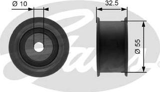 Gates T41101A - Galoppino/Guidacinghia, Cinghia dentata www.autoricambit.com