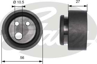 Gates T41116 - Rullo tenditore, Cinghia dentata www.autoricambit.com