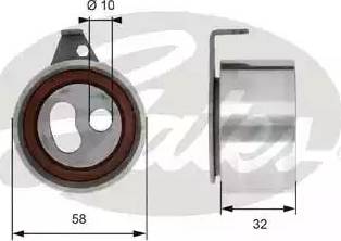 Gates T41313 - Rullo tenditore, Cinghia dentata www.autoricambit.com