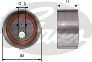 Gates T41248 - Rullo tenditore, Cinghia dentata www.autoricambit.com