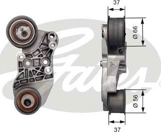 Gates T41243 - Rullo tenditore, Cinghia dentata www.autoricambit.com